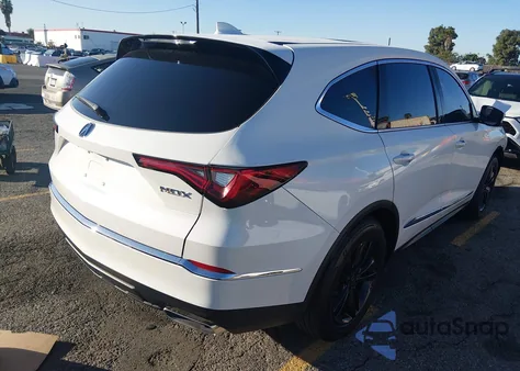 2022 Acura Mdx Standard z USA, uszkodzony, nr VIN 5J8YD9H37NL009876